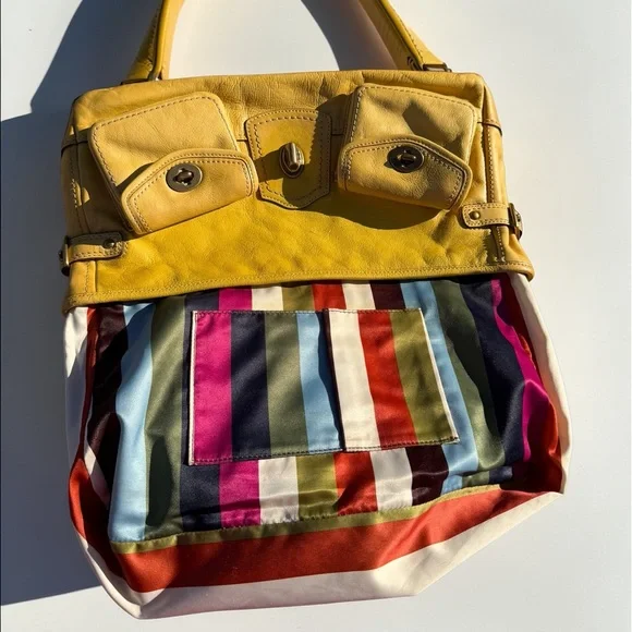 ❌SOLD❌Coach Legacy Leigh 11128 66th Anniversary Vachetta Leather Turnlock - Picture 4 of 16